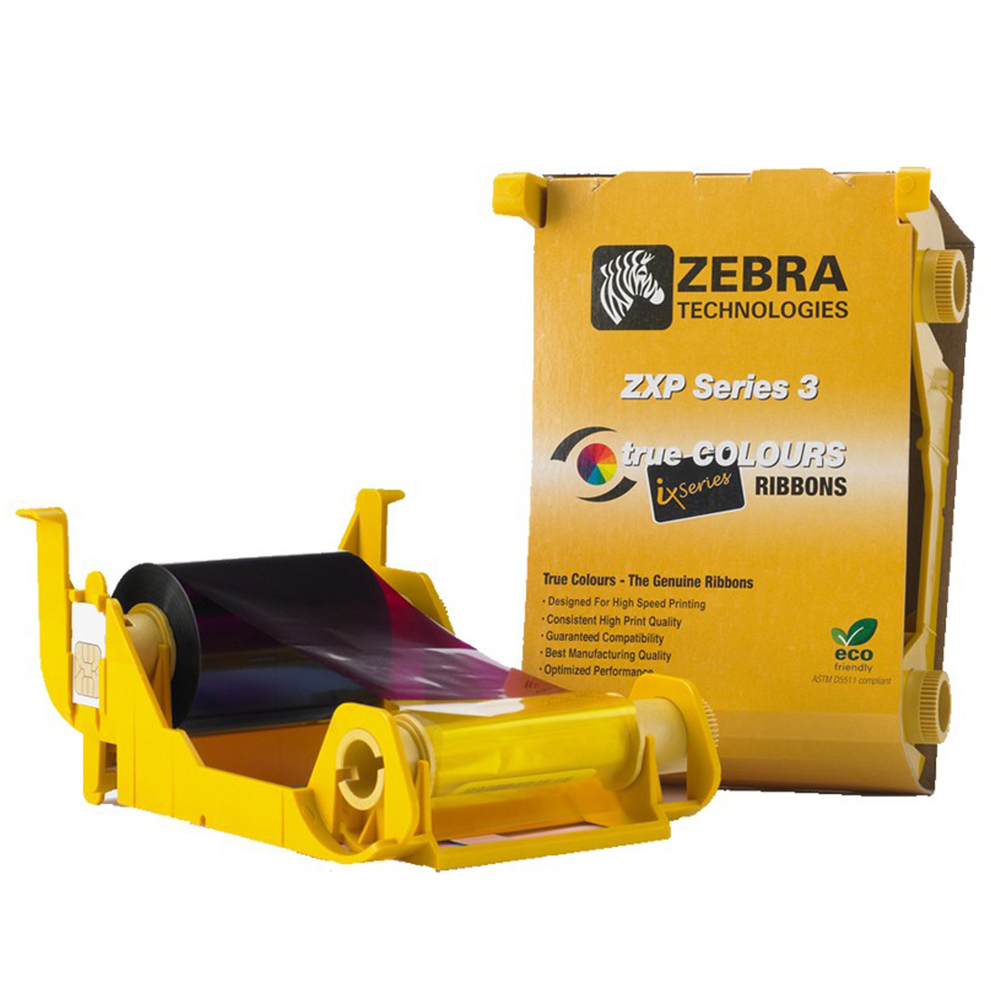 ZEBRA YMCKO Ribbon ZXP Series 3